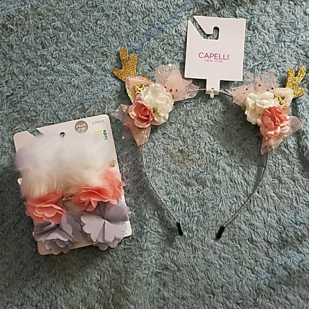 💥Price drop Girls hair clips and headband